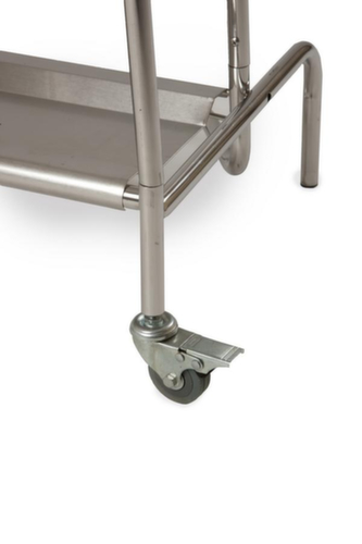 Bin bag stand with foot pedal, for 110-liter bags