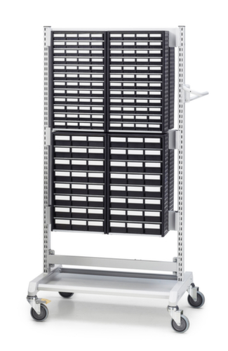Treston ESD magazine trolley for small parts magazines