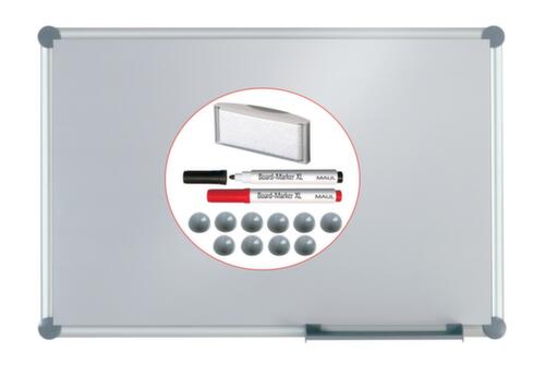 MAUL Whiteboard MAULpro with accessory set, height x width 600 x 900 mm