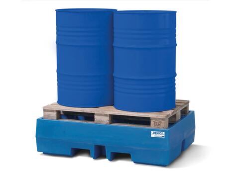 Denios PE drip tray classic-line with drive-in pockets