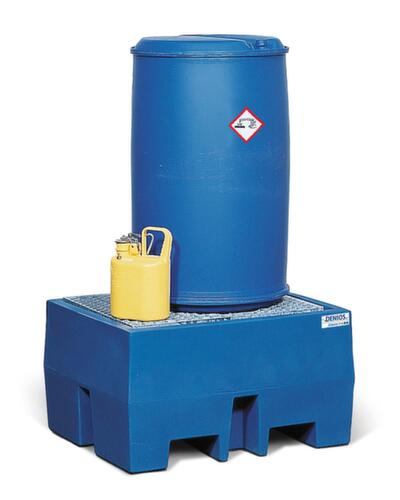 Denios PE drip tray classic-line with drive-in pockets