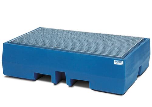Denios PE drip tray classic-line with drive-in pockets