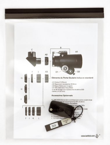 tarifold Magnetic viewing pocket, transparent