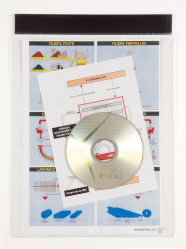 tarifold Magnetic viewing pocket, transparent