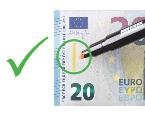 ratiotec Counterfeit pen RP 50for all currencies, except polymer banknotes