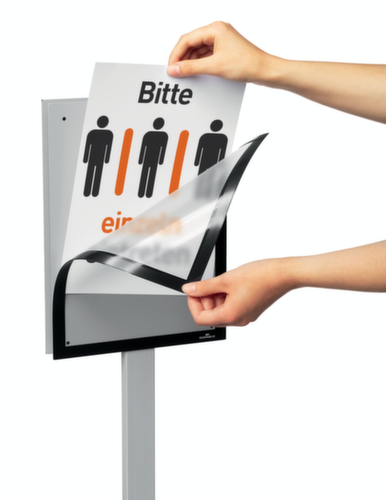 Durable Information stand INFO STAND BASIC with 1 frame