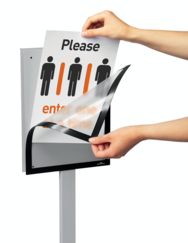 Durable Information stand INFO STAND BASIC with 1 frame