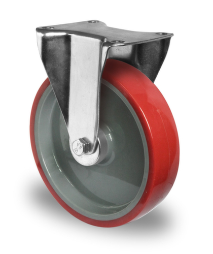 Cascoo Fixed castor, load capacity 150 kg, Polyamide tires
