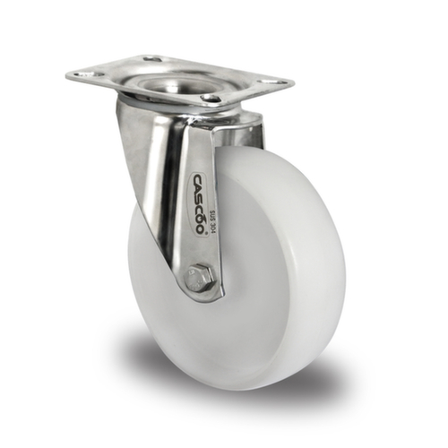 Cascoo Swivel castor, load capacity 150 kg, Polyamide tires