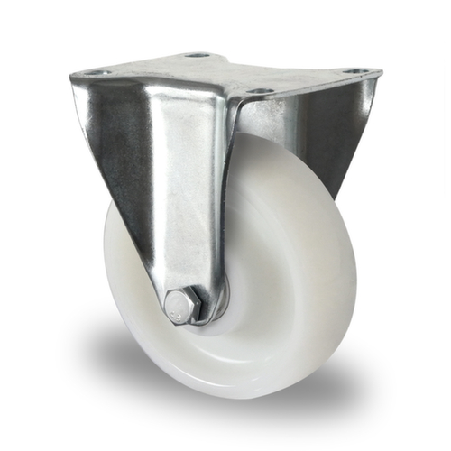 Cascoo Fixed castor, load capacity 800 kg, Polyamide tires