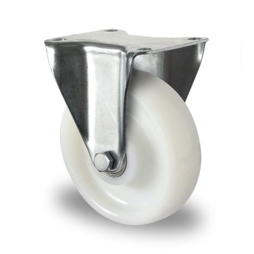 Cascoo Fixed castor, load capacity 800 kg, Polyamide tires