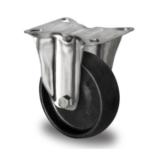 Cascoo Fixed castor, load capacity 100 kg, Polyamide tires