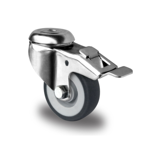 Cascoo Back hole swivel castor with brakes