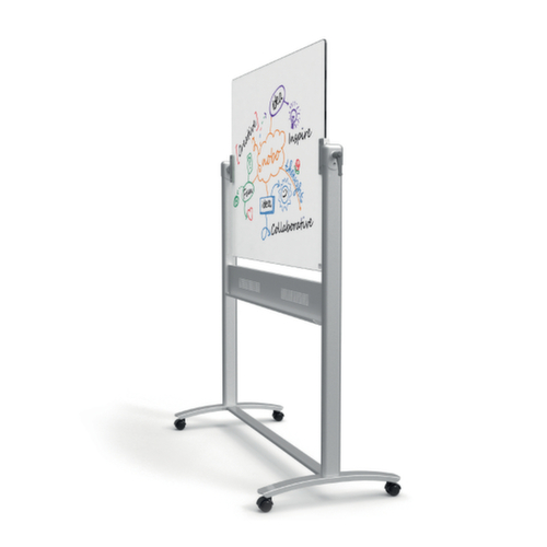 nobo Mobile whiteboard, height x width 1360 x 1800 mm