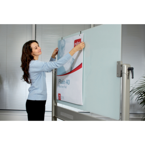 nobo Mobile whiteboard, height x width 1360 x 1800 mm