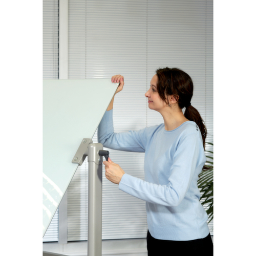 nobo Mobile whiteboard, height x width 1360 x 1800 mm
