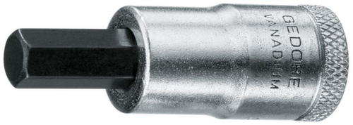 GEDORE IN 30 10 Screwdriver bit 3/8" hexagon socket 10 mm