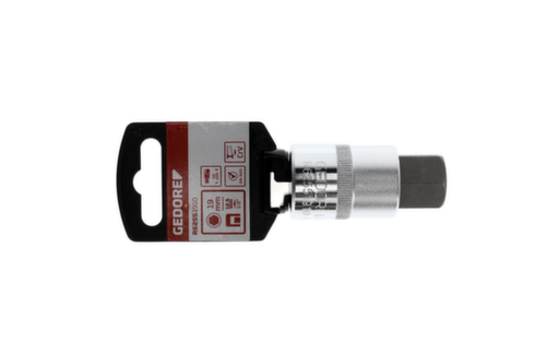 GEDORE RED R62551910 Screwdriver bit 1/2" 19 mm length 55 mm