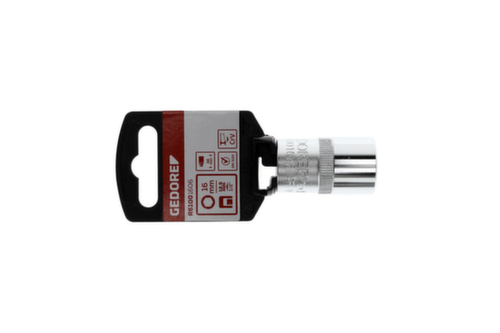 GEDORE R61001606 Socket 1/2" hexagon 16 mm length 38 mm