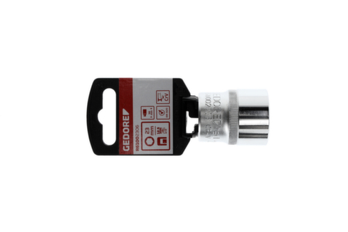GEDORE R61002306 Socket 1/2" hexagon 23 mm length 38 mm