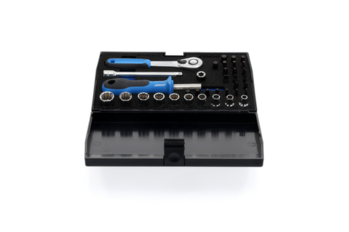 GEDORE D 20 KAU-20 Socket set 1/4" 37-piece UD-IN-IS-PH-PZ-TX