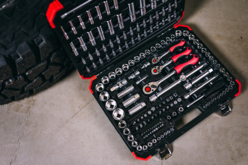 GEDORE R45603172 Socket set 1/4"+3/8"+1/2" 172-pieces