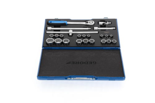 GEDORE D 19 EMU-20 Socket set 1/2"