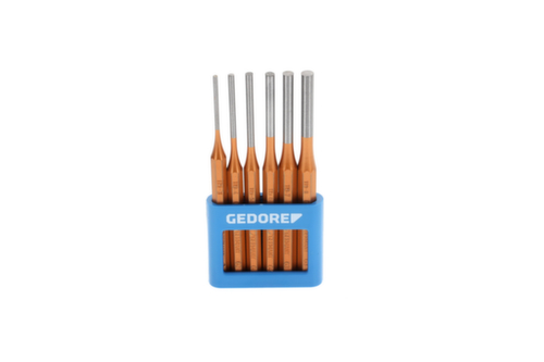 GEDORE 116 A Pin punch set 6-piece in PVC holder