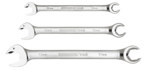 GEDORE R05905004 Combination ratchet wrench open-ended 10-19 mm 4-piece