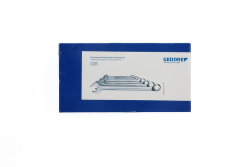 GEDORE 1 B-080 Combination wrench set 8-piece 8-19 mm