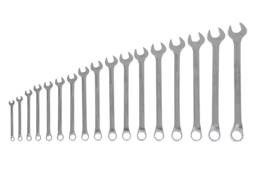 GEDORE 1 B-017 Combination wrench set 17-piece 6-22 mm