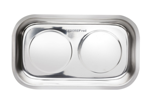 GEDORE R19102000 Stainless steel magnetic tray 2x magnet 240x140 mm