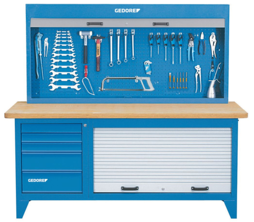 GEDORE BR 1500 LH Combination workbench with cabinet