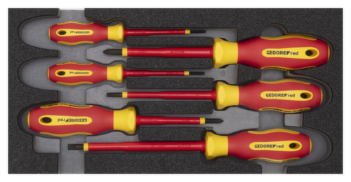 GEDORE R22150016 VDE screwdriver set 2/6 CT module 6-piece