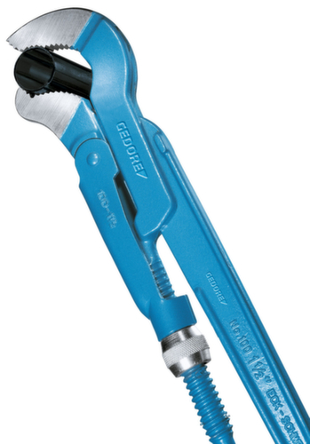 GEDORE 100 1 Heavy-duty three-point pipe wrench ECK-SCHWEDE-snap 1"