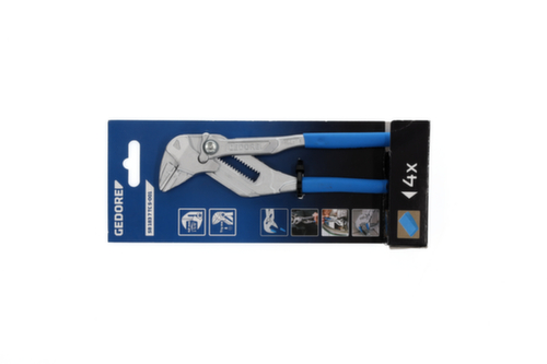 GEDORE SB 183 7 TC S-001 Pliers wrench set 7" TC w. dipped handle and 4 protective jaws