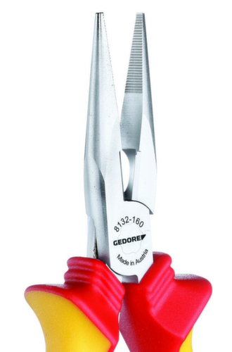 GEDORE VDE 8132-160 H VDE Flat nose pliers with sheath insulation 160 mm