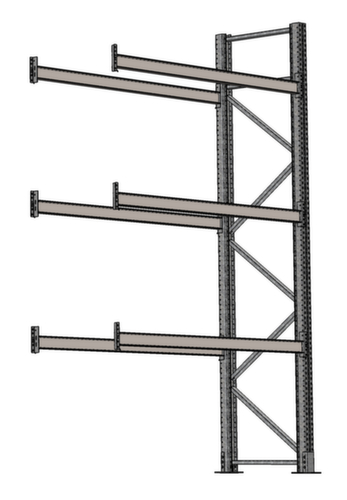 SCHULTE Pallet rack for 8 pallets, 1950 mm wide, 4 storage levels