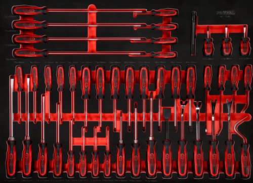 KS Tools Screwdriver set in foam insert