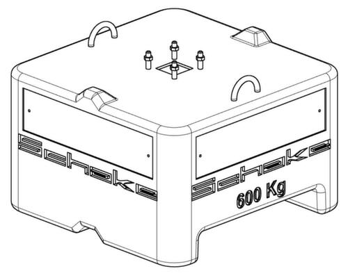 Schake Installation device, height x width 600 x 900 mm