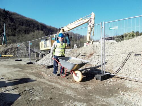 Schake Anti-lift device for Mobile fence