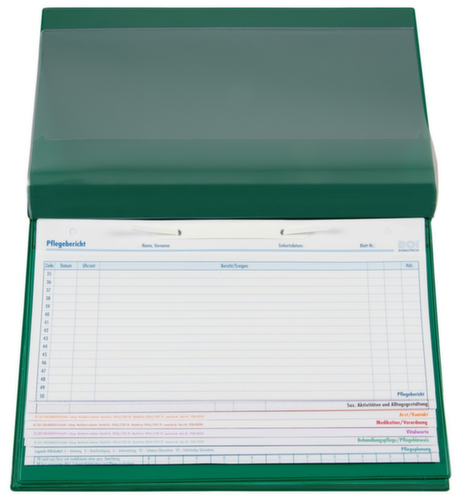 BOI Document folder system-line with 2 covers, green