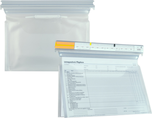 EICHNER Appointment pocket, transparent, DIN A4