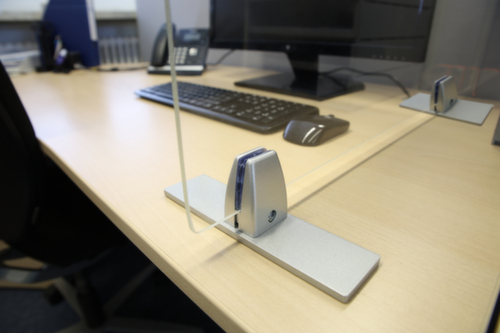 EICHNER Table clamp for Hygiene protection wall