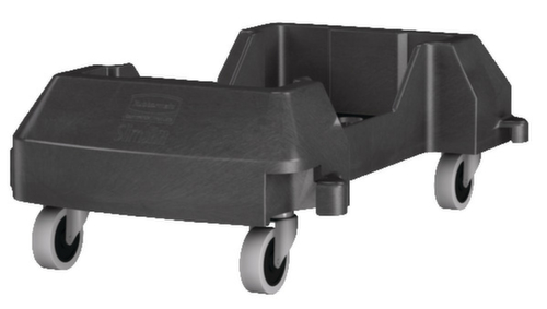 Rubbermaid Trolleys SlimJim for recyclables collectors, for 60 - 87 l containers, Polyethylene black