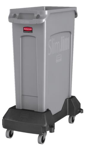 Rubbermaid Trolleys SlimJim for recyclables collectors, for 60 - 87 l containers, Polyethylene black