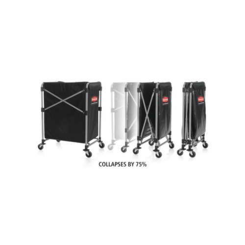 Rubbermaid Laundry bag X-Cart for folding laundry trolley