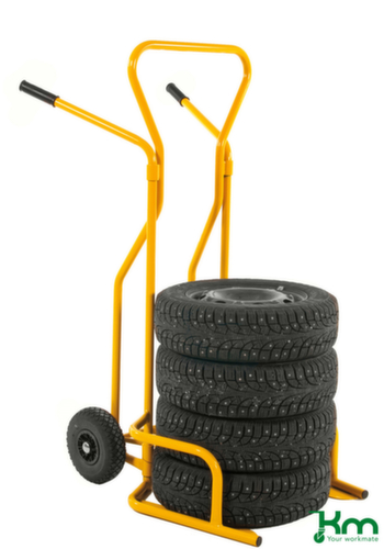Kongamek Tire truck, yellow, Air tires