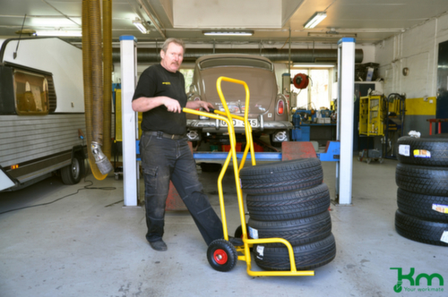 Kongamek Tire truck, yellow, Air tires