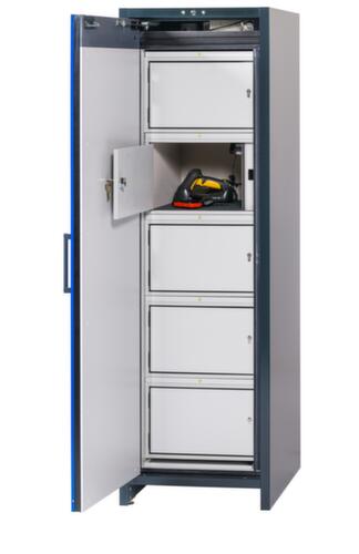 Asecos Lithium-ion storage cabinet ION-LINE type 90, height x width x depth 1953 x 599 x 615 mm